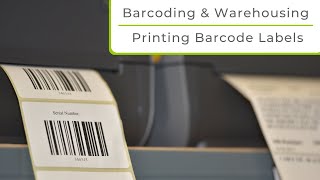 Printing Barcode Labels  Sicon Barcoding amp Warehousing [upl. by Aden280]