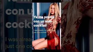 Shakira  Soltera lyrics spanish amp english synced 🔥 lyrics shakira soltera shorts [upl. by Stoughton]