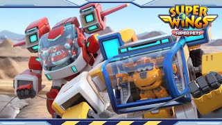 The Flying Playhouse  Super wings season 5  Super wings super pets  EP33 [upl. by Yelrah]