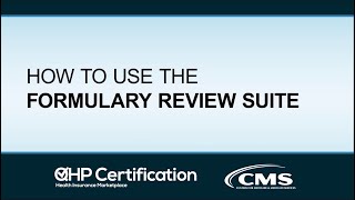 How to Use the Formulary Review Suite [upl. by Rissa]