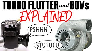 TURBO FLUTTER and BLOW OFF VALVES explained in DETAIL  BOOST SCHOOL 8 [upl. by Neerod]