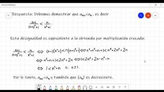 1113 Sucesiones monótonas sucesiones crecientes y decrecientes sus características y ejemplos [upl. by Adur]