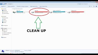 Disk cleanup in Windows 7 8 81 10 11 [upl. by Annoiek]