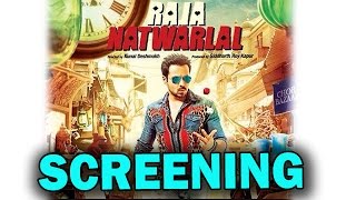 Raja Natwarlal Movie  Emraan Hashmi and Humaima Malik at the screening [upl. by Nyleve]