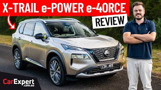 2023 Nissan XTrail hybrid inc 0100 performance amp autonomy review [upl. by Adnauqal]