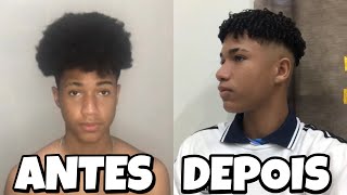 COMO FINALIZAR CABELO CRESPO MASCULINO  DEDOLISS [upl. by Innek]