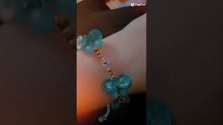 Handmade butterfly 🦋 braclethandmade jewellery ordernowcustomizeonyourdeman youtubeshorts2024 [upl. by Araccat95]