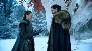 Jon Snow meets Arya Stark  GAME OF THRONES 8x01 HD Scene [upl. by Chesnut772]