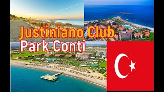 🇹🇷 Justiniano Club Park Conti 5 ⭐️ Аланья Обзор отеля  отзывы отдыхающих 😺 [upl. by Grantham459]