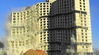 Hill Manor Homes  Controlled Demolition Inc [upl. by Ahtnamys]