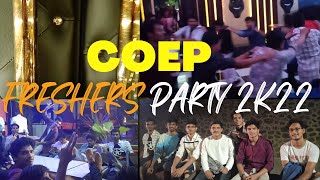 Freshers Party COEP 2022  Enjoying After Endsems coep freshersparty night mhtcet [upl. by Harding]