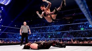 CM Punk vs Kane SmackDown May 18 2012 [upl. by Aissenav]