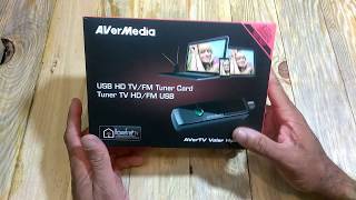 AverMedia Portable USB TV Tuner 3 Channel viewing option and FM radio [upl. by Rebbecca329]