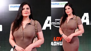 Zareen Khan Looks Stunning In A Beautiful Fitting Outfit Slay At quotLove Adhuraquot Screening [upl. by Aniraad]