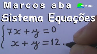 SISTEMA DE EQUAÇÕES DO PRIMEIRO GRAU  sistemas Lineares   Método da Substituição [upl. by Aniteb]