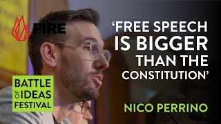 The Fight for the First Amendment  Nico Perrino  Battle of Ideas 2024 [upl. by Kera]