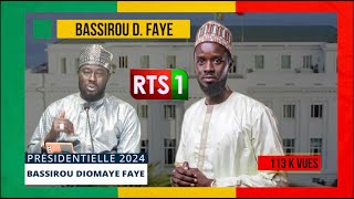 2EME SONDAGE RTS DONNE TEMPS DANTENNE A COALISION DIOMAYE 2024 FAYE [upl. by Hilario]