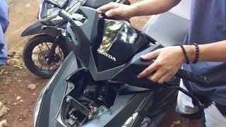 Cara mudah Bongkar batok dan speedo Vario 150  125 [upl. by Birgitta]