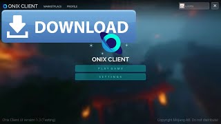 How To Download Onix Client  Minecraft Bedrock Edition 121 [upl. by Inaja400]