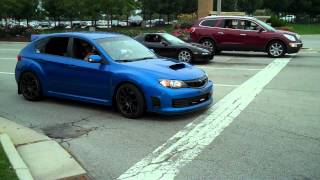 Straight pipe WRX STi take off [upl. by Adyahs843]