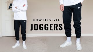 How To Style Joggers For Men [upl. by Gery]