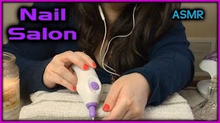 ASMR  Roleplay  Nail Salon soft spoken [upl. by Burtis]