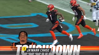 Burrow To Chase For A 63yd TD  BENGALS vs PANTHERS  202425 NFL SEASON WEEK 4 [upl. by Roswell]