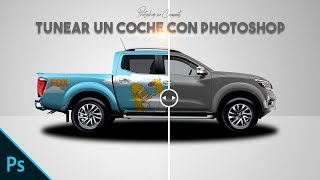 Coche Tuning  Tuning Car  Photoshop Tutorial 🚙 [upl. by Erasaec]