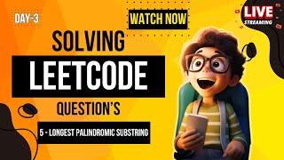 LeetCode Coding Questions Solving😱  Day2 ⏲  SeaDeskin SearchDesk  All Services Live Stream [upl. by Halley]