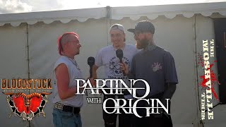 Bloodstock 2024 Interview Parting With Origin [upl. by Eneleh]