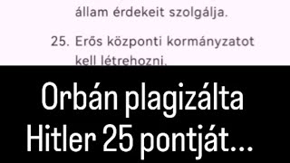 Orbán plagizálta Hitlert [upl. by Aicilyhp393]