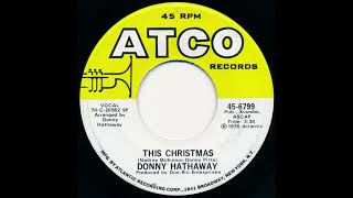 Donny Hathaway  This Christmas Vocals Only [upl. by Malachi]