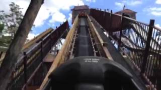 The Plunge Log Ride Aussie World Sunshine Coast QLD [upl. by Ferretti]