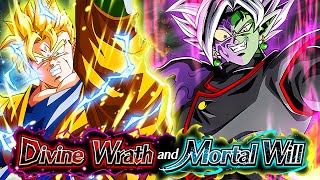 ENTRUSTED WILL STAGE 8 MISSION  DIVINE WRATH AND MORTAL WILL EVENT DBZ DOKKAN BATTLE [upl. by Alyk807]