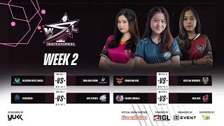 SIREN MOON VS EVOS ESPORTS  WOMAN STAR LEAGUE INVITATIONAL WEEK 2 [upl. by Kremer]