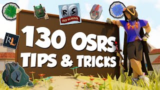 130 OSRS Tips amp Tricks 2024 [upl. by Kerwon]