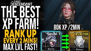 The First Descendant  The FASTEST XP Farm Rank Up Every 2 Minutes Best XP Farm Early Game [upl. by Llerrah]