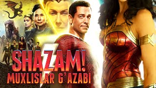 SHAZAM 2  Ozbek Tilida Tahlil  Marveldan Yaxshimi  SHAZAM endi Adolat Ligasida Spoylerlar [upl. by Otter]