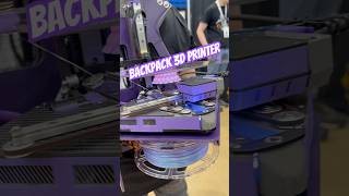 Backpack 3D Printer at 3D Printopia shorts 3dprintopia [upl. by Iphlgenia]