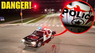 IF YOU SEE BLOOD ON A POLICE CAR CALL FOR HELP someone is in TROUBLE [upl. by Mellisent]