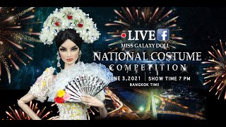 🔴NATIONAL COSTUME MISS GALAXY DOLL 2021 👑 [upl. by Llyrat]