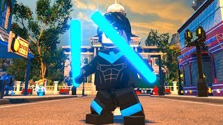 LEGO DC SuperVillains  Nightwing  Open World Free Roam Gameplay PC HD 1080p60FPS [upl. by Haletky]