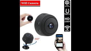 How to install A9 mini cameras with HDWiFiCam Pro APP and record videos [upl. by Anirahtak]