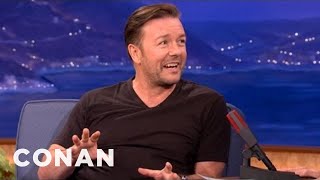 Ricky Gervais Announces The Just Sayin StandUp Contest  CONAN on TBS [upl. by Katsuyama]