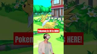 Pokemon in VR is Interesting pokemon pokemongo vr quest2 quest3 virtualreality quest [upl. by Adnilreh]