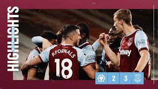 EXTENDED HIGHLIGHTS  WOLVES 23 WEST HAM UNITED [upl. by Mckenzie]