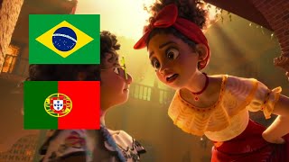 Encanto  Não Falamos do Bruno  Versão Brasil amp Portugal  🇧🇷🇵🇹 [upl. by Zitah140]