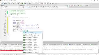 String Comparison Function  strcmp  C Language  Must Watch  English [upl. by Zena]