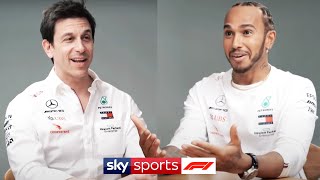 Lewis Hamilton amp Toto Wolff open up on contract negotiations arguments amp Mercedes’ F1 success [upl. by Gwyn]