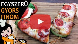 Cukkini Pizza  Recept Videók [upl. by Ained978]